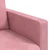 Sofa Ružičasta 138 x 78 x 80 cm Baršun