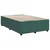 Vidaxl Box spring postelja z vzmetnico temno zelen 120x190 cm žamet