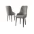 HANAH HOME Set 6 stolica Trex Grey Black