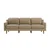 Atelier del Sofa Trosed Robin Extra 3, 220x84x87cm, Krem
