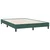 Vidaxl Box spring postelja z vzmetnico LED temno zelena 160x220 cm žamet