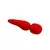 Vibrator Wand Meredith, 21.5cm, Crveni