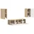 vidaXL 2 pcs Sonoma hrast