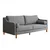Atelier del Sofa Trosed Nordi 196x82x93cm Sivi