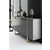 HANAH HOME Komoda Luxe Anthracite Gold