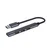 SAVIO USB-A Hub, 4 vrata, 3xUSB 2.0, 1xUSB 3.0, 5 Gbps, aluminij