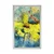Plakat rumeni cvet z vintage pridihom - 20x30 white