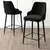 Hanah Home Set 2 barske stolice Crni
