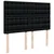 Vidaxl Box spring posteljni z vzmetnico črn 140x190 cm blago