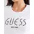 GUESS Majica črna/bela