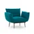Atelier del Sofa Fotelja Jax 90x95x80cm Petrolej
