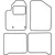 Textile car mats Citroen Berlingo 2005-2008 (Multispace)