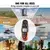 VEVOR Digitalni ročni anemometer Bluetooth merilec hitrosti vetra 191x67x43 mm