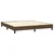 Vidaxl Box spring postelja z vzmetnico temno rjava 180x200 cm blago