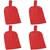 Glava lopate 4 pcs Crvena 32 x 24,5 cm Čelik s prahom premazan