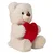 Free 2 Play Medvedek s srčkom Rumi, 21 cm beige
