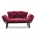 Atelier del Sofa Dvosed na razvlačenje Nitta 155x85x70cm Bordo