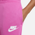 Nike G NSW CLUB FT HW FTTD PANT, dječje hlače, roza DC7211