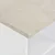 Vidaxl Barska miza bela in betonska 60x60x110 cm