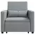 Sofa na razvlačenje Singl Svjetlosiva 90 x 165 x 87 cm tkanina