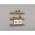 Hanah Home Boss Sapphire Zidna polica, 3 komada, Braon