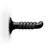 b-Vibe Krush Curved & Ribbed Dildo with Suction Cup 9.5 Black