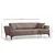 Atelier del Sofa Trosed na razvlačenje Hamlet 95x77x230cm Svetlobraon