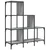 Regal za knjige siva boja hrasta 92x30x102 cm od drva i metala