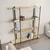 Hanah Home Polica 160x180x29,6cm Hrast-Crna