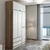 Hanah home Ormar Elina 140x253x52cm Belo-Bež