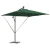 Suncobran Zelena 249 x 249 x 250 cm Poliester i aluminij