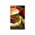 Plakat s paspartujem ameriški hamburger - 30x45 black