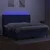 vidaXL vidaXL Box spring postelja z vzmetnico LED modra 200x200 cm blago, (20901306)