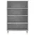 Visoka komoda siva boja betona 57x35x90 cm konstruirano drvo
