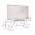 HANAH HOME TV polica Farfalla Antique White