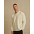 DAN FOX APPAREL Pulover Jaron off-bela