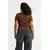 Trendyol Curve Ženska bluza Tbbss26Af00049, Braon