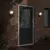 Vanjska LED zidna svjetiljka crna od lijevanog aluminija