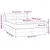Vidaxl Box spring postelja z vzmetnico modra 140x190 cm blago
