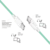 Logilink USB 2.0 Type C - C, M/M, zelena, 1.0m