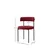 Hanah Home Set trpezarijskih stolica Gini 4009 V2, 2 komada, Crveni