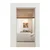 Sivorjava kovinska TV omarica 120x40x35 cm Teun – WOOOD