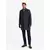 Ombre Unbuttoned mens wool blend coat - graphite