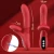 SuperLove Pussy Bliss Licking, Thrusting & Heating Vibrator Red