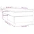 Vidaxl Box spring postelja z vzmetnico siva 90x190 cm umetno usnje