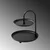 Aberto Design Stalak za nakit 20x21cm, Crni
