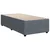 Vidaxl Box spring postelja z vzmetnico temno siva 100x200 cm žamet