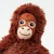 DJUNGELSKOG Plišasta igrača, mini/orangutan, 20 cm