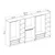 Hanah Home Ormar Kale - 5038