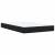 vidaXL Box spring postelja z vzmetnico črna 120x200 cm žamet